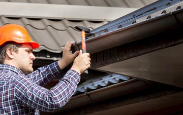 gutter repair Lower Thurvaston, Derbyshire